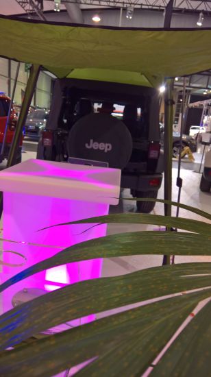 Décoration pour stand au parc expo de Rouen